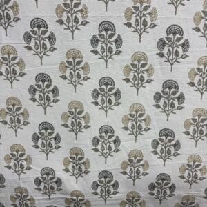 Farah Print - Gray Sun - Designer Fabric from Online Fabric Store