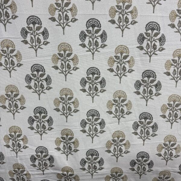 Farah Print - Gray Sun - Designer Fabric from Online Fabric Store