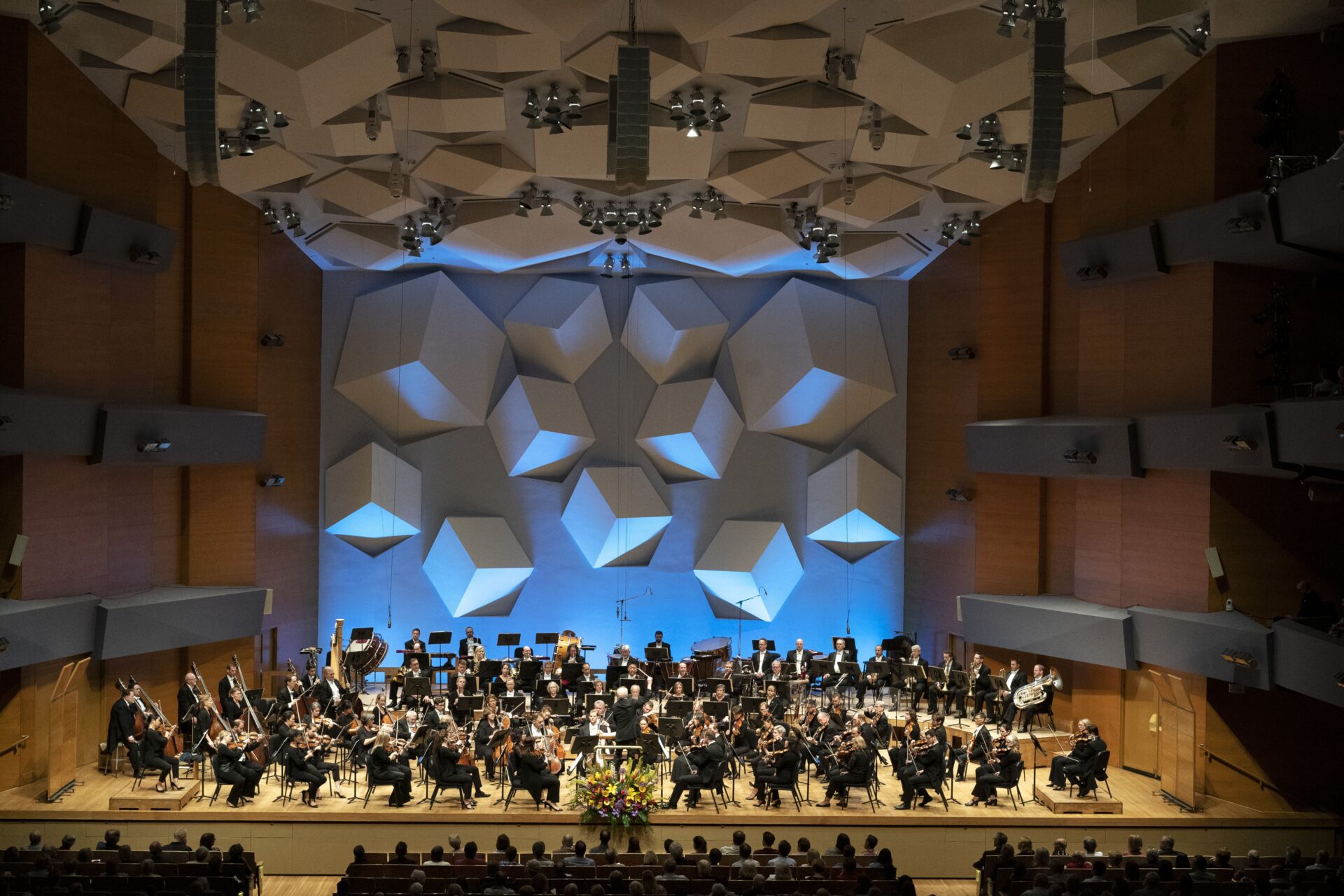 Minnesota Orchestra playing music on stage 
