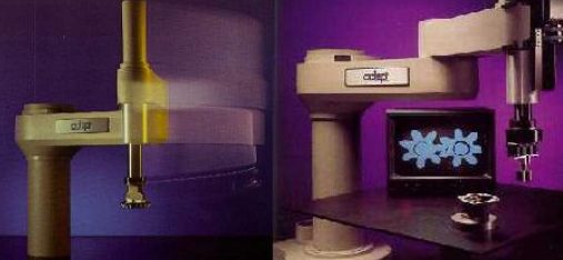 room with purple walls with machines