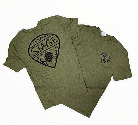Green Guitar Pick T