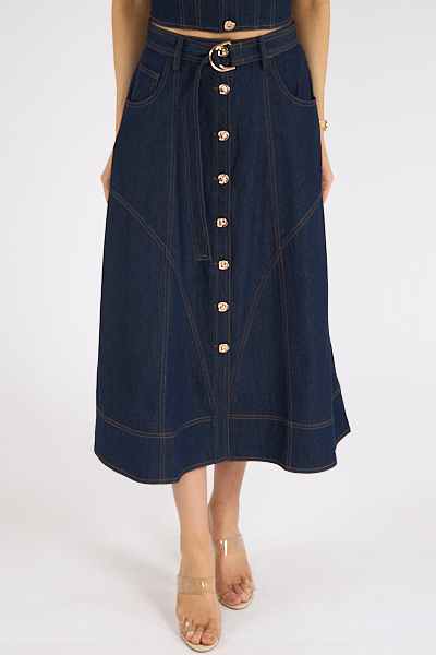 Saro Denim Skirt, Karina, Grimaldi, e.Allen, Nashville, Franklin, Murfreesboro