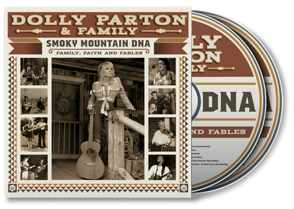 Dolly Parton & Family: Smoky Mountain DNA – Family, Faith and Fables album with two CDs