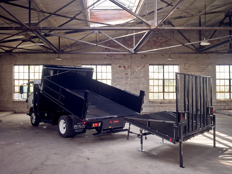landscape dump truck bed